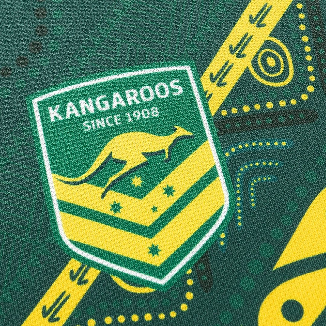 Australia Kangaroos 2024 Indigenous Polo Shirt