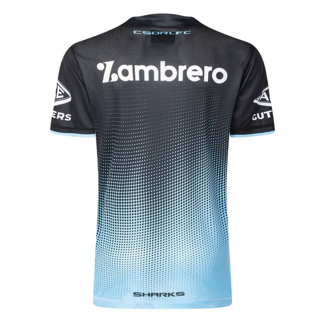 Cronulla Sutherland Sharks 2025 Black Training Shirt
