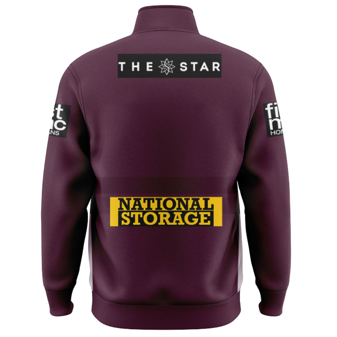 Brisbane Broncos 2025 Home Jacket with Zipper