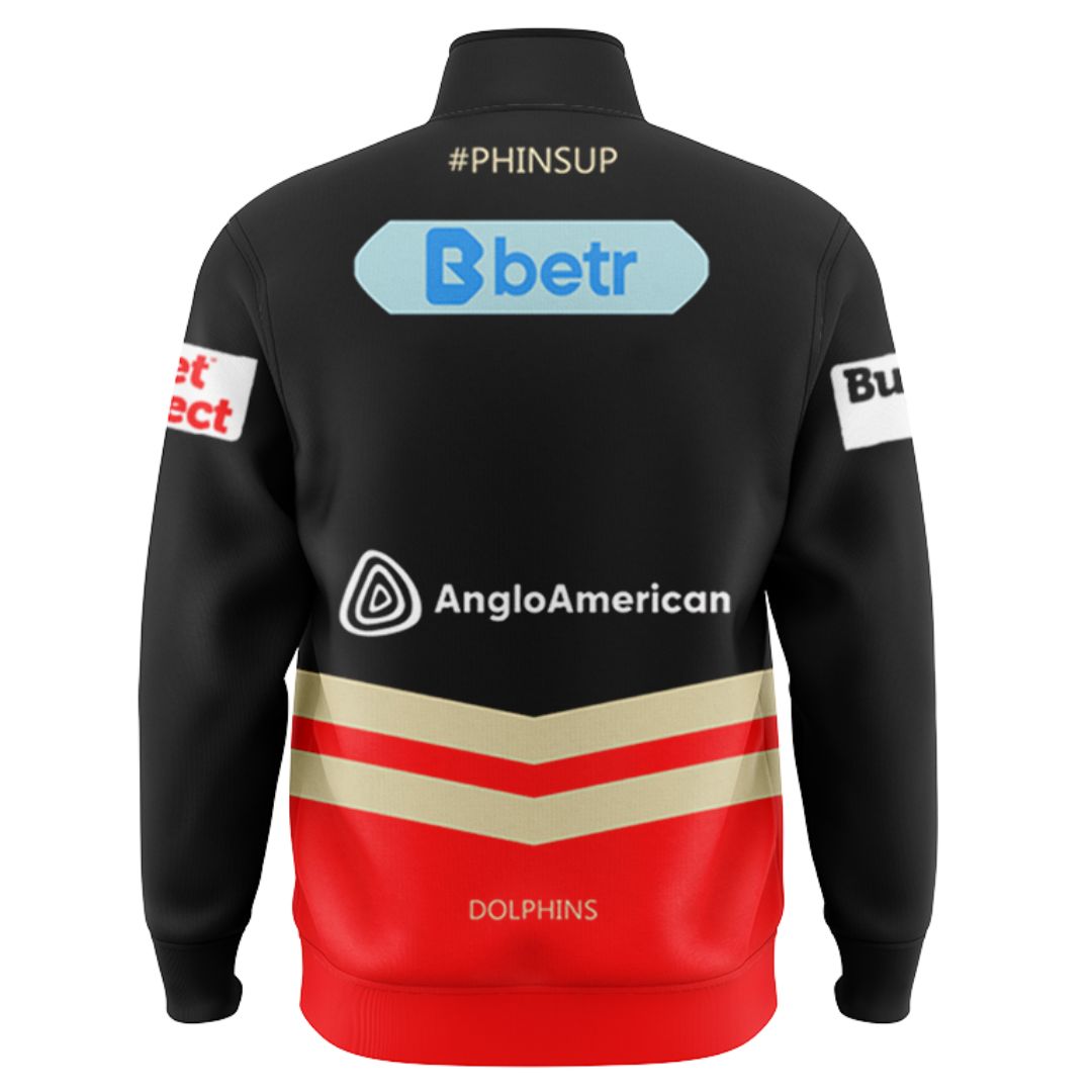 Redcliffe Dolphins 2025 Away Jacket with Zipper