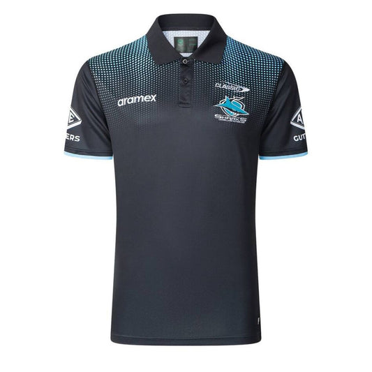 Cronulla Sutherland Sharks 2025 Media Polo Shirt