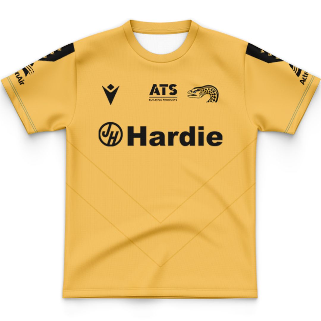 Parramatta Eels 2025 Kids Gold Training Jersey