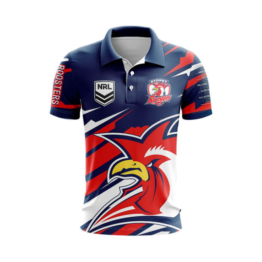 Sydney Roosters 2024 Ignition Fishing Polo Shirt