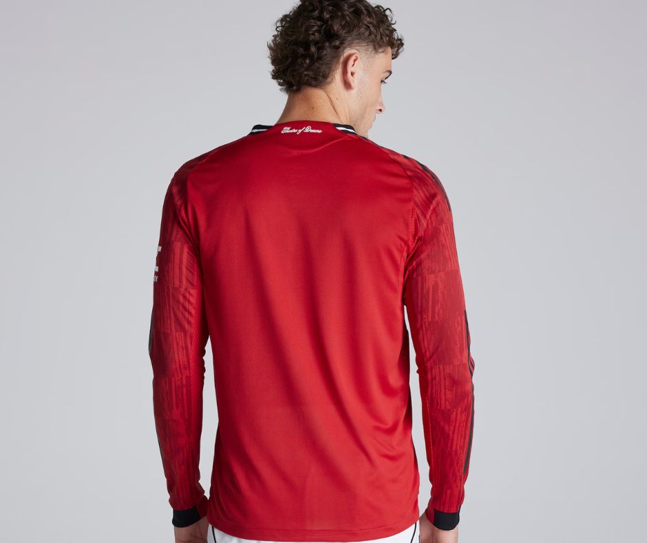 Manchester United 2025/26 Long Sleeve Player's Edition Home Jersey Shirt
