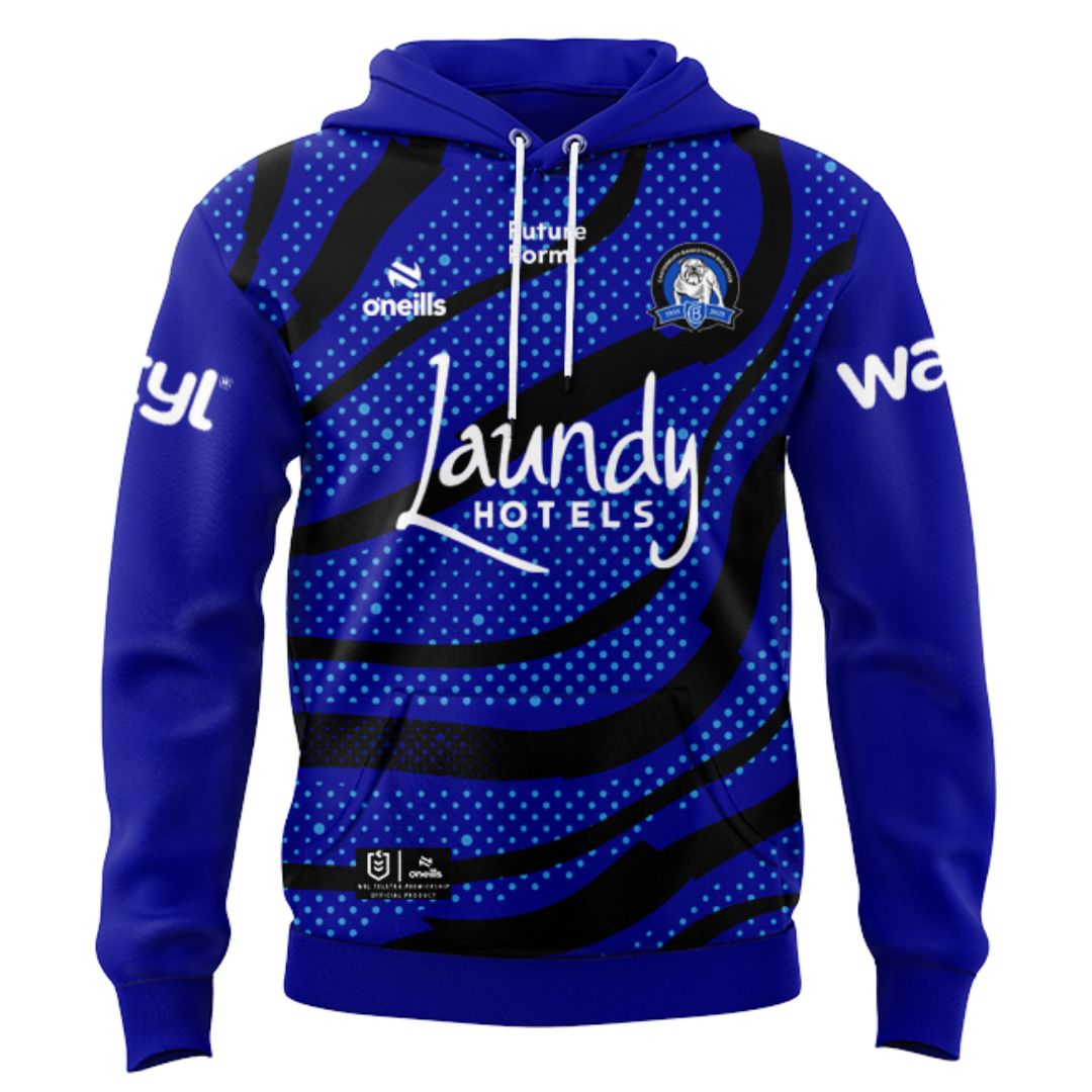 Canterbury Bankstown Bulldogs 2025 Blue Training Hoodie