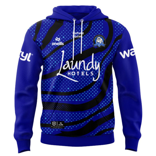Canterbury Bankstown Bulldogs 2025 Blue Training Hoodie
