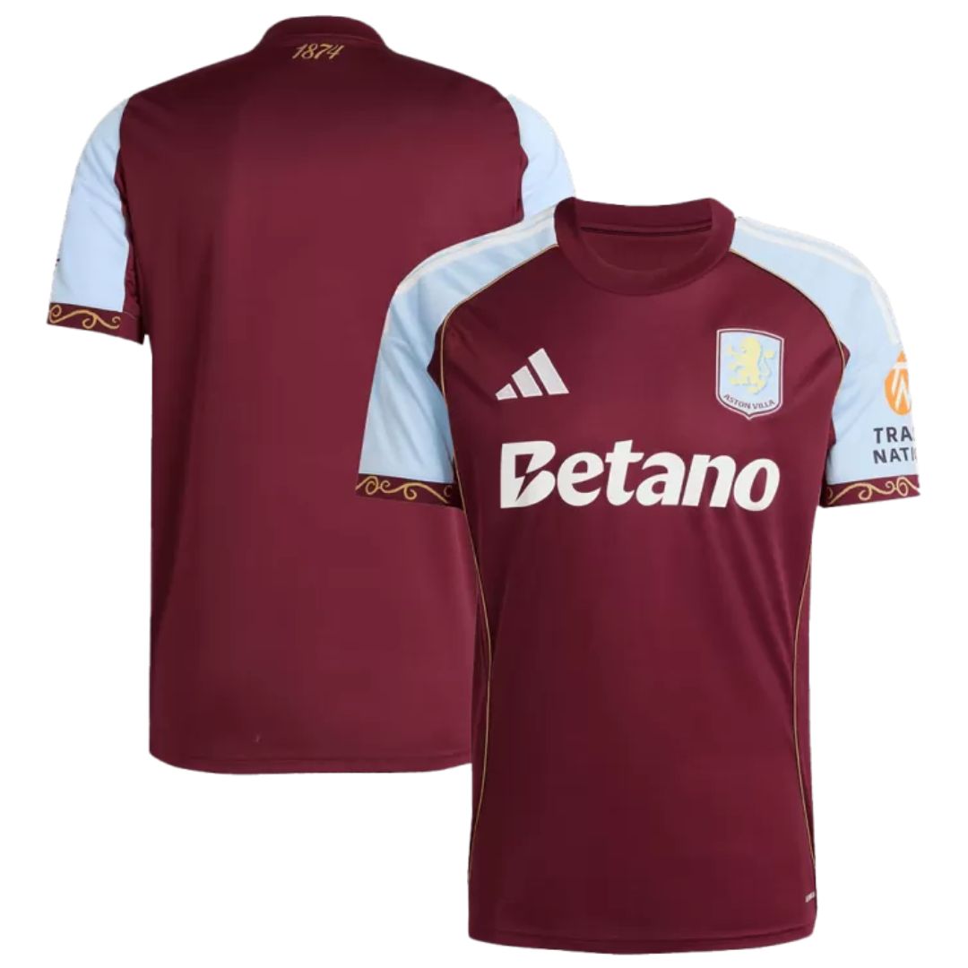 Aston Villa 2025/26 Home Jersey Shirt