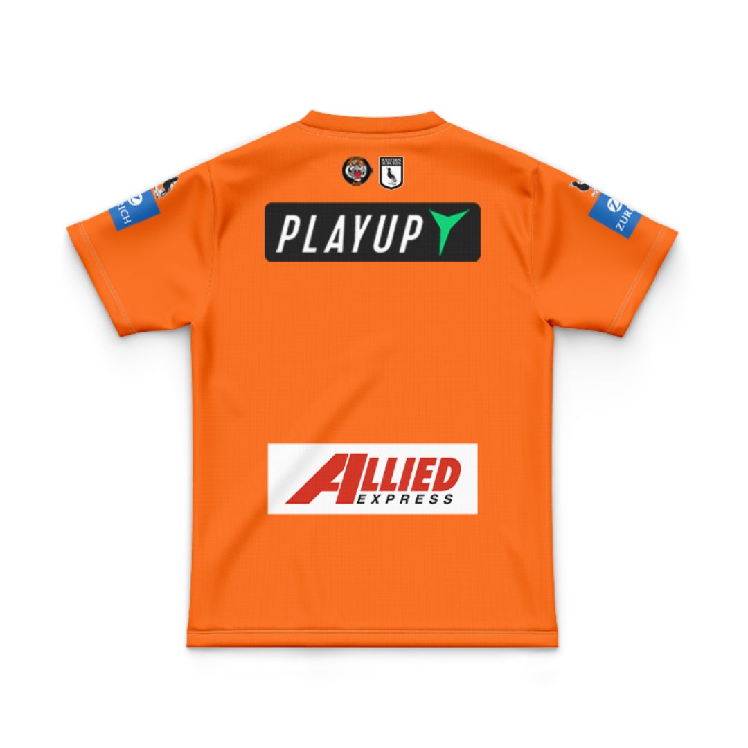 Wests Tigers 2025 Kids Away Jersey and Shorts Kit