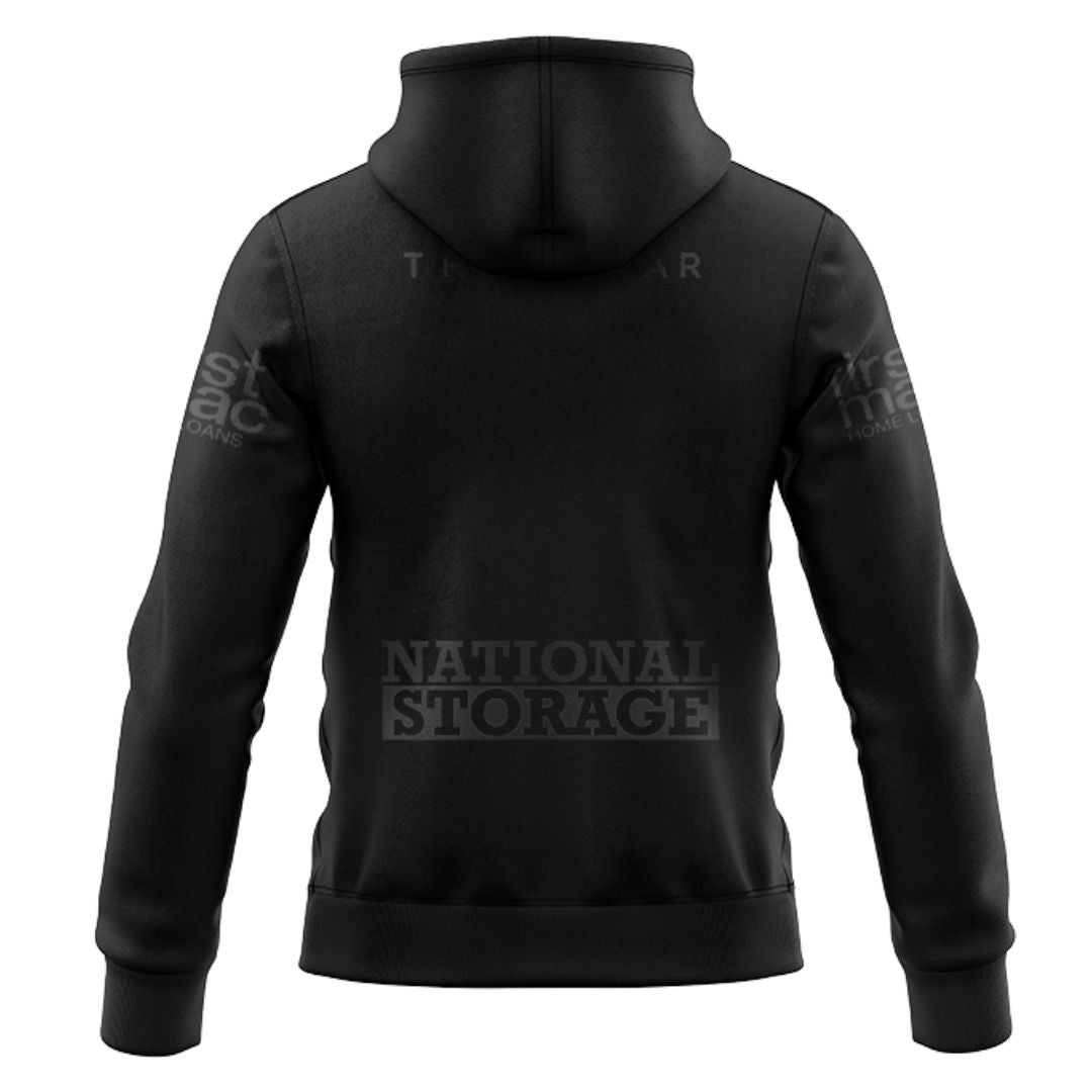 Brisbane Broncos 2025 Black Hoodie with Zipper