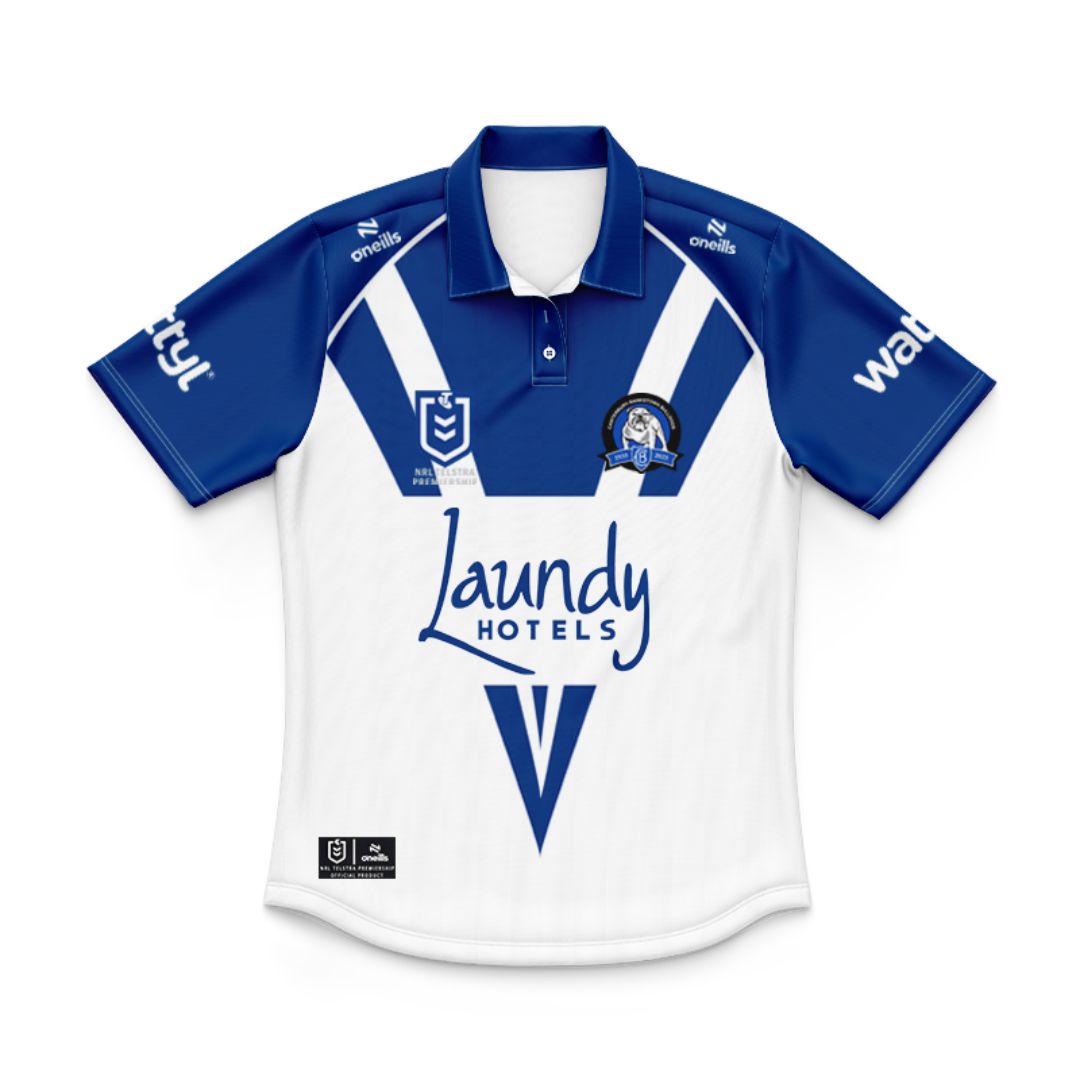 Canterbury Bankstown Bulldogs 2025 Kids Home Polo Shirt