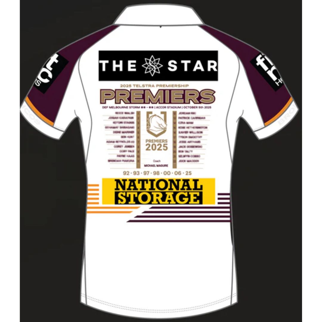 Brisbane Broncos 2025 Premiers Jersey