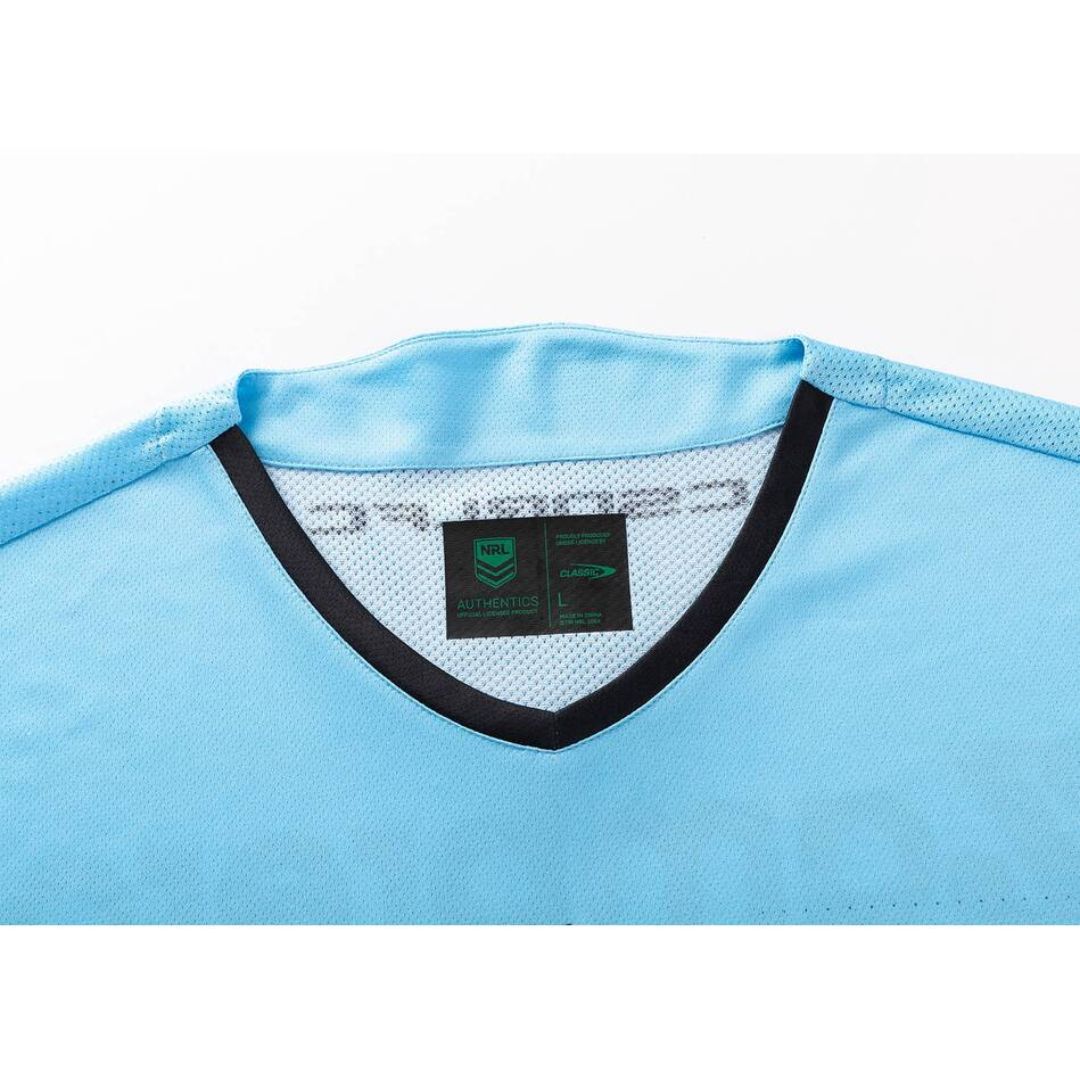 Cronulla Sutherland Sharks 2025 Sky Blue Training Shirt