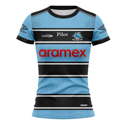 Cronulla Sutherland Sharks 2025 Women's Warm Up Shirt