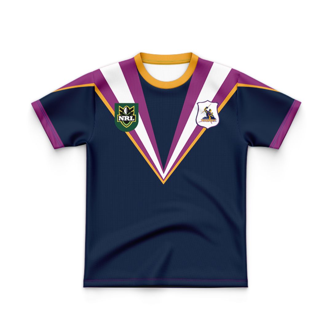 1998 Melbourne Storm Kids Retro Home Jersey