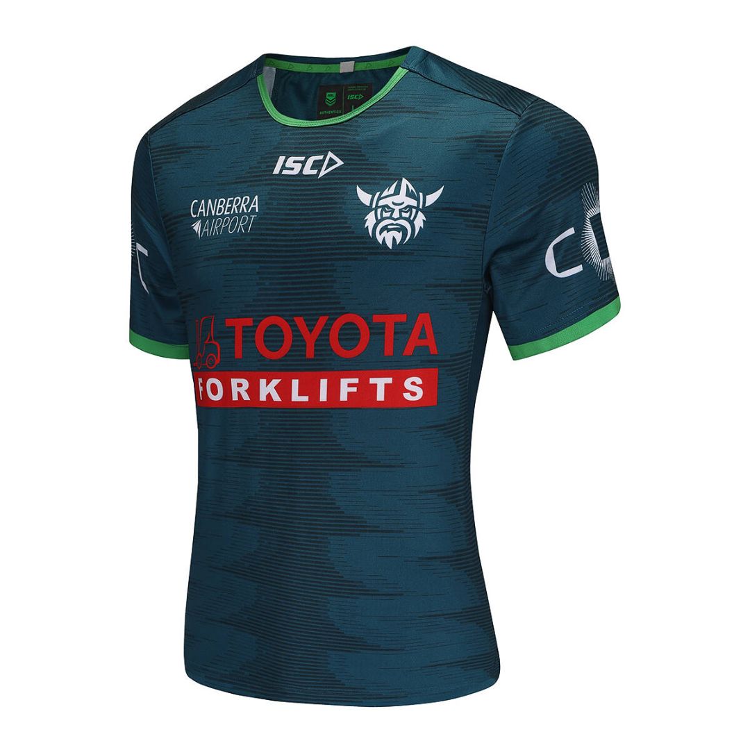 Canberra Raiders 2025 Jungle Training Shirt