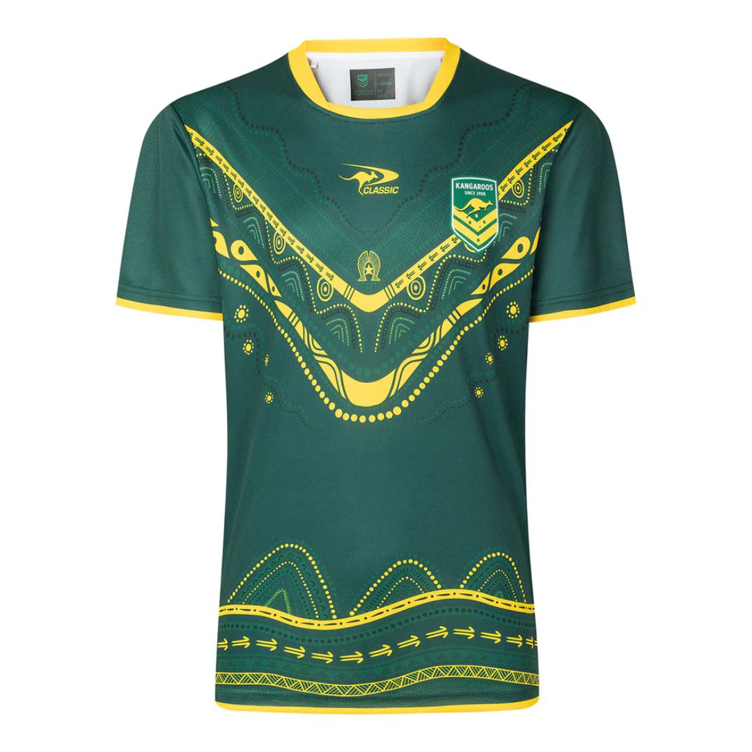 Australia Kangaroos 2024 Indigenous Training Jersey