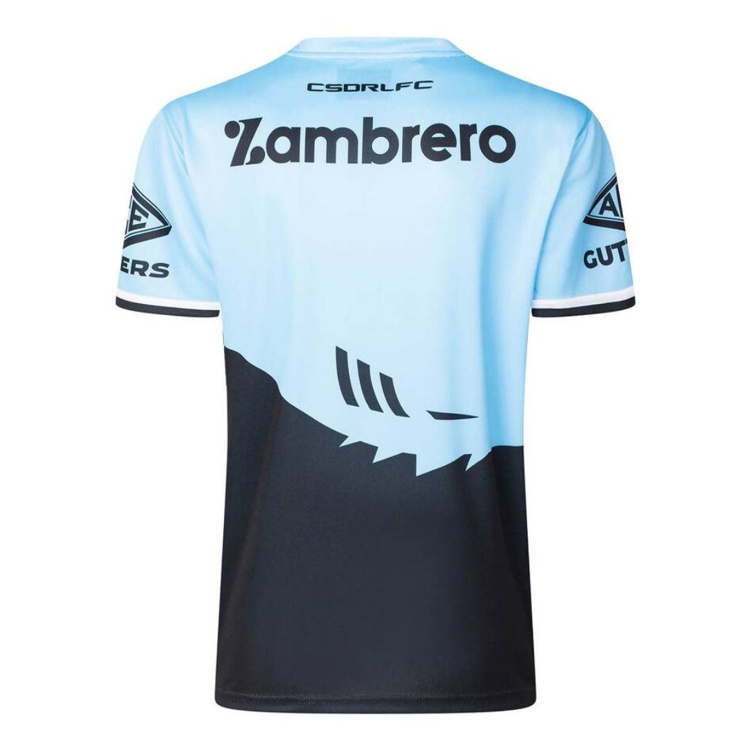 Cronulla Sutherland Sharks 2025 Sky Blue Warm Up Shirt
