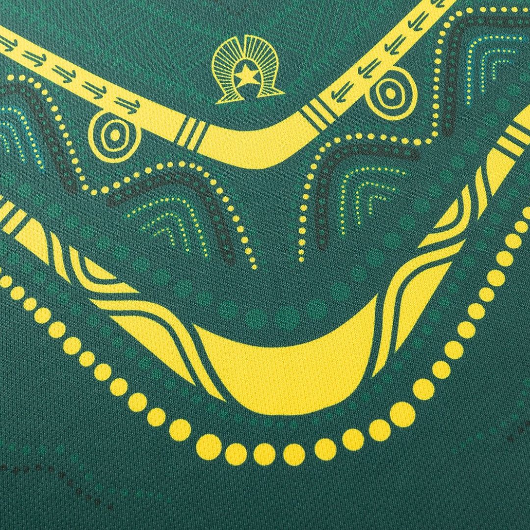 Australia Kangaroos 2024 Indigenous Polo Shirt