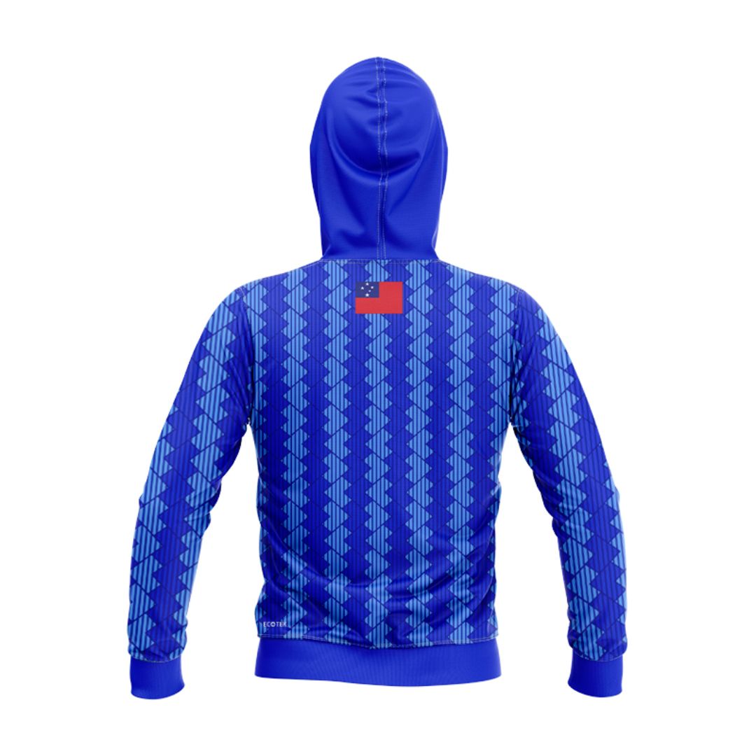 Toa Samoa 2024 Rugby League Home Hoodie with Zipper