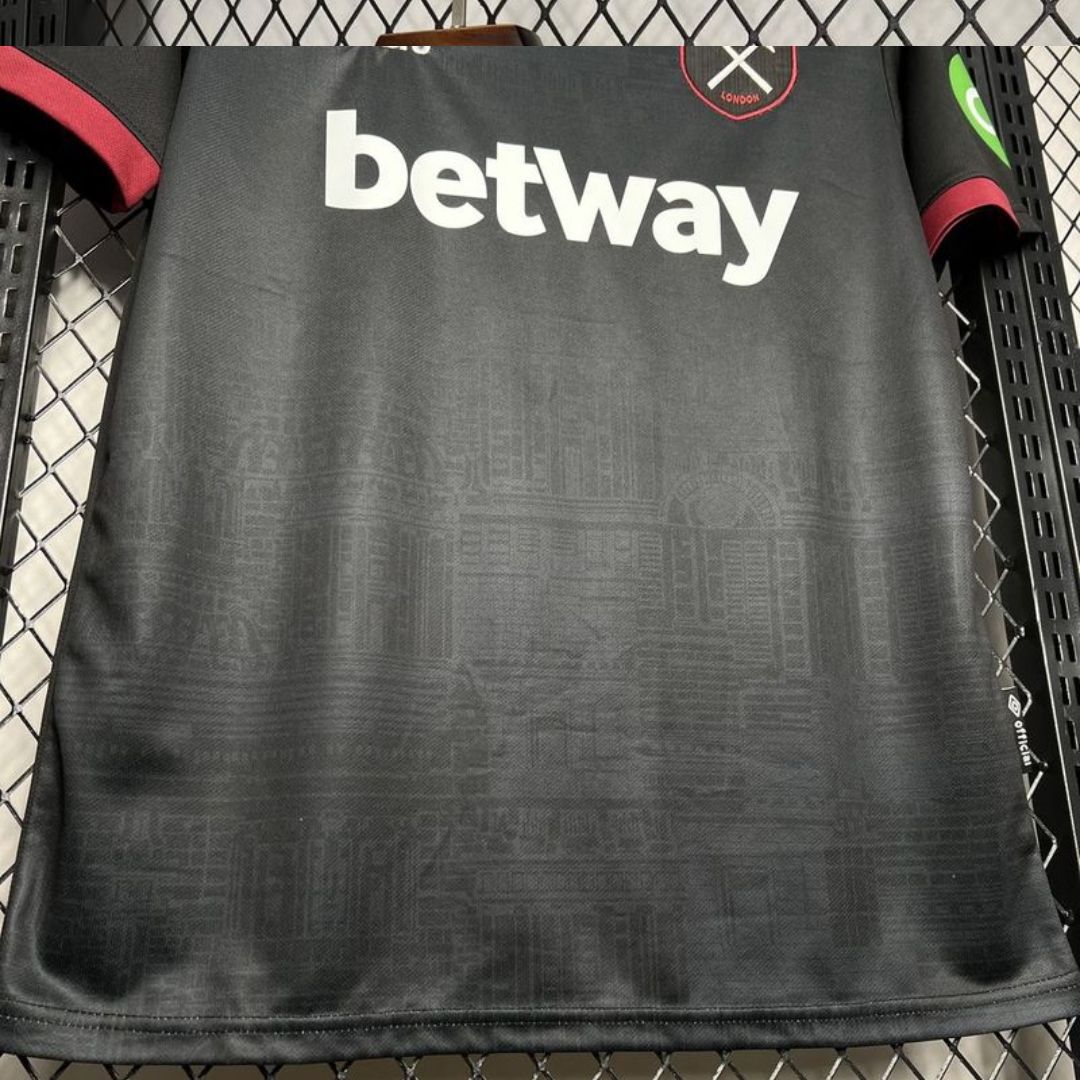 West Ham United 2024/25 Away Jersey Shirt (Add Your Own Name & Number)