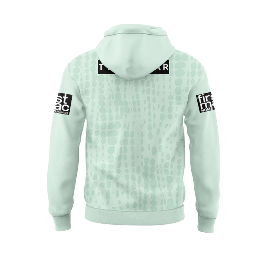 Brisbane Broncos 2025 Mint Green Training Hoodie with Zipper