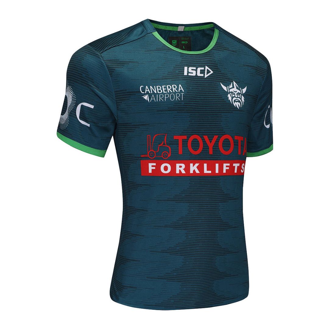 Canberra Raiders 2025 Jungle Training Shirt
