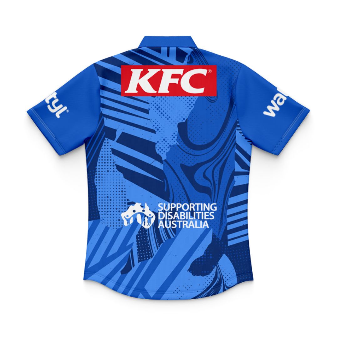 Canterbury Bankstown Bulldogs 2025 Kids Training Polo Shirt