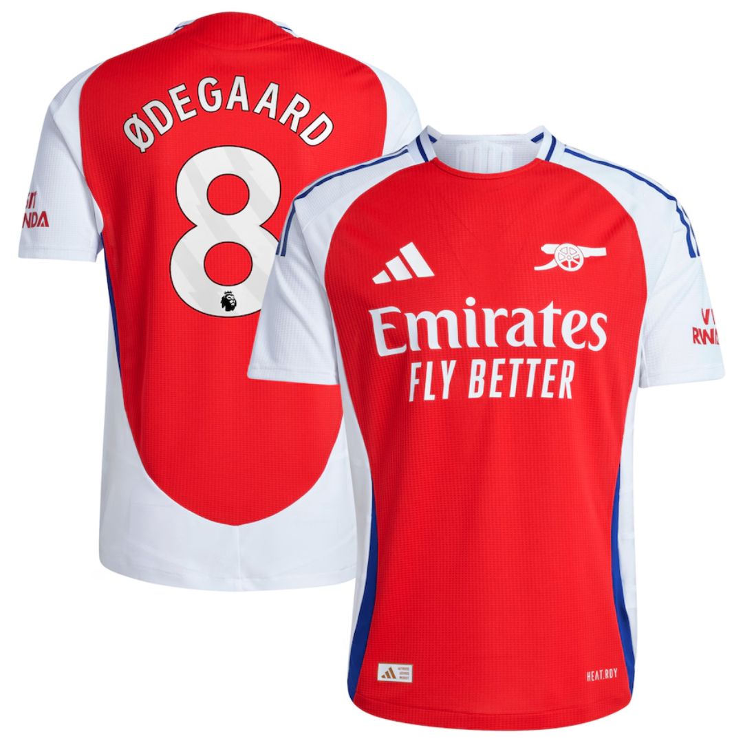 Arsenal Gunners 2024/25 Ødegaard #8 Home Jersey Shirt