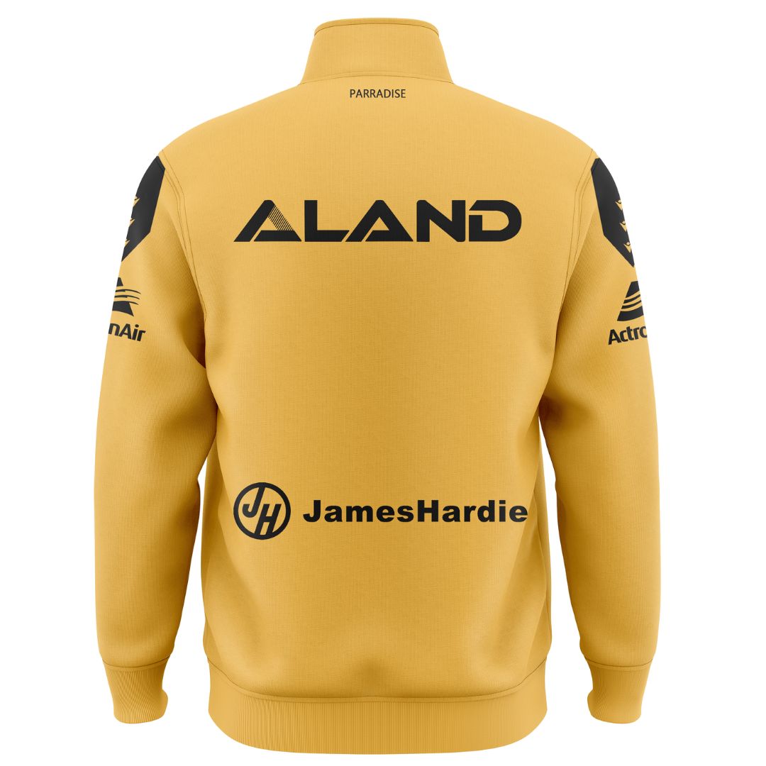 Parramatta Eels 2025 Gold Training Jacket with Zipper