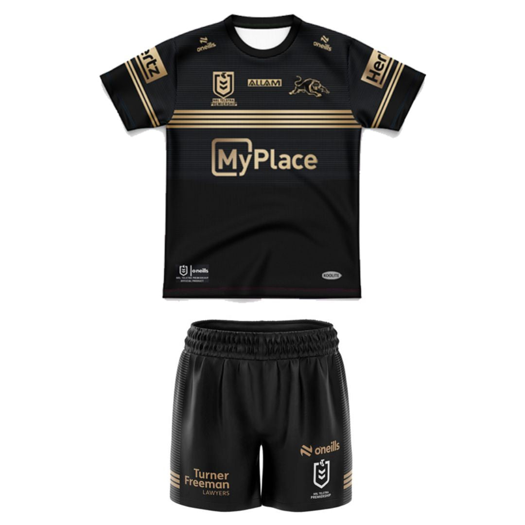 Penrith Panthers 2025 Kids Alternate Jersey and Shorts Kit