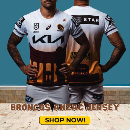 Brisbane Broncos 2024 ANZAC Jersey