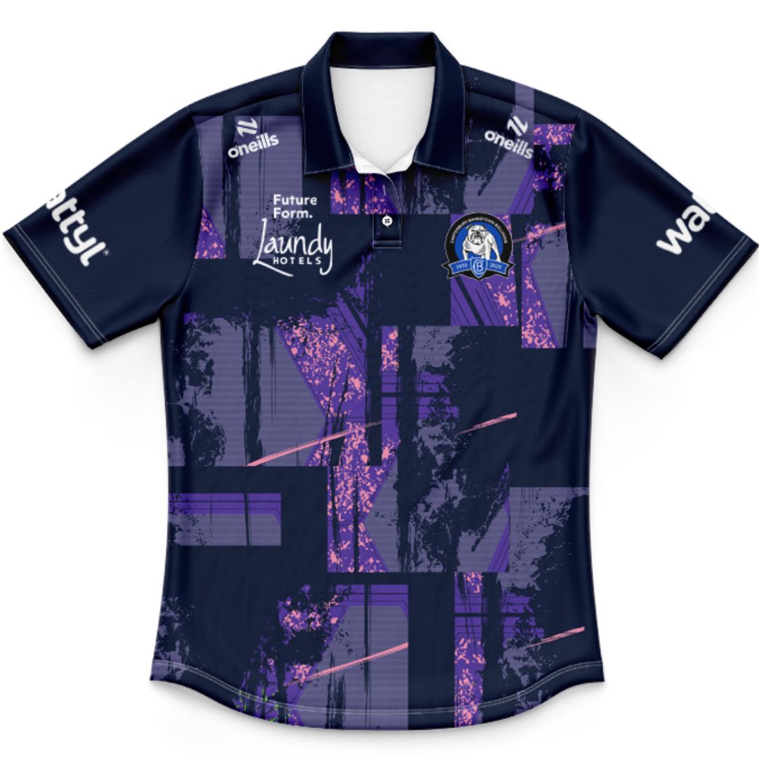 Canterbury Bankstown Bulldogs 2025 Kids Captains Run Polo Shirt