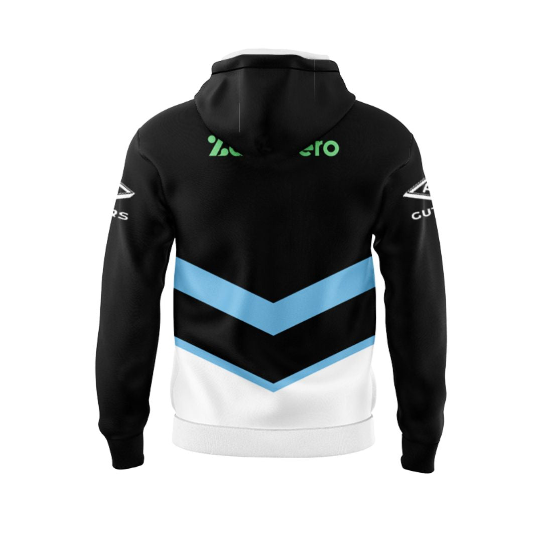 Cronulla Sutherland Sharks 2025 Away Hoodie with Zipper