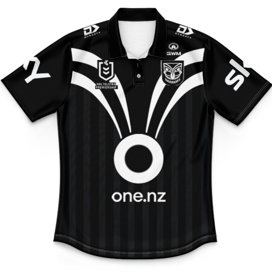 New Zealand Warriors 2025 Kids Dear Warrior Polo Shirt