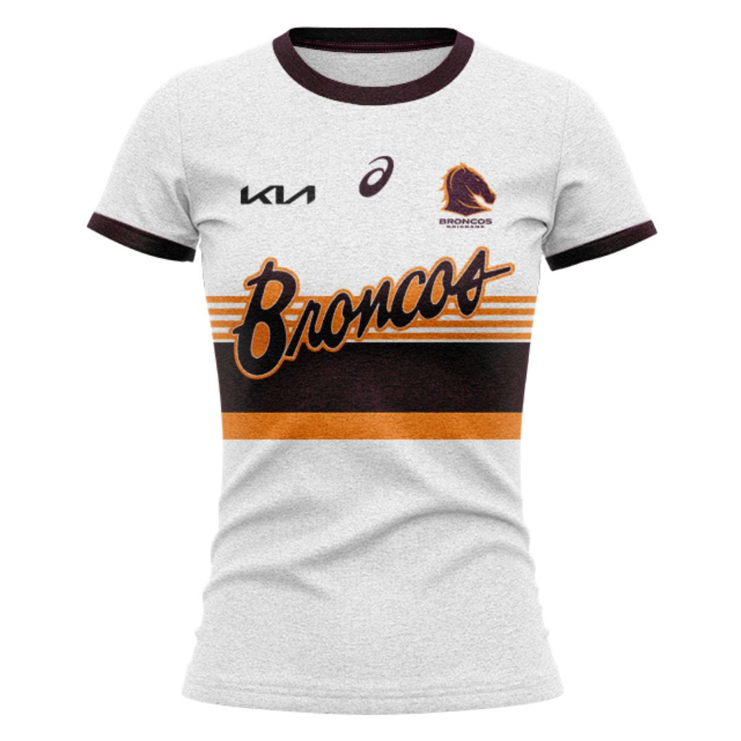 Brisbane Broncos 2025 Women's Run Out Shirt