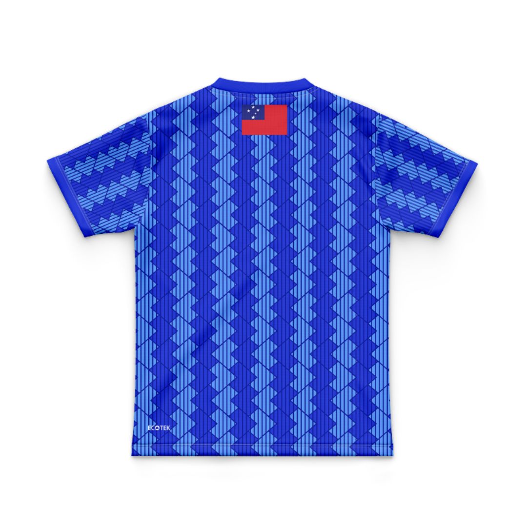 Toa Samoa 2024 Kids Rugby League Home Jersey