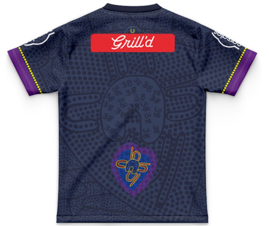 Melbourne Storm 2025 Kids Indigenous Jersey