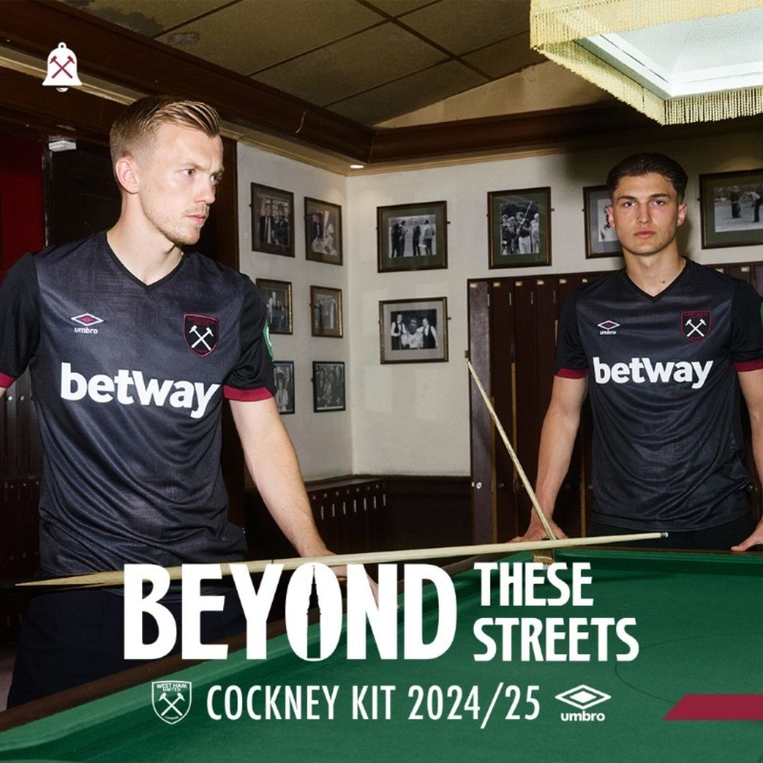 West Ham United 2024/25 Away Jersey Shirt (Add Your Own Name & Number)