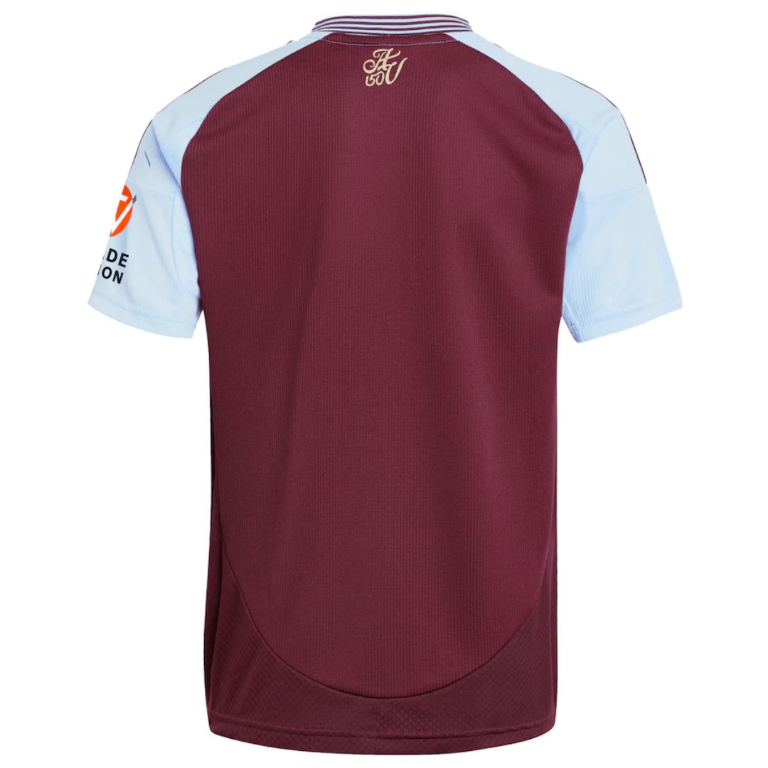 Aston Villa 2024/25 Home Jersey Shirt (Add Your Own Name & Number)