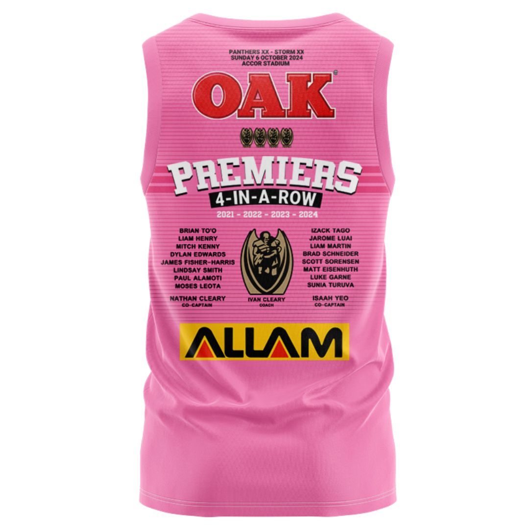 2024 Penrith Panthers Premiers 4 In a Row Singlet