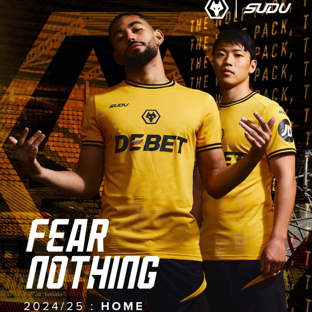 Wolverhampton Wanderers 2024/25 Home Jersey Shirt (Add Your Own Name & Number)