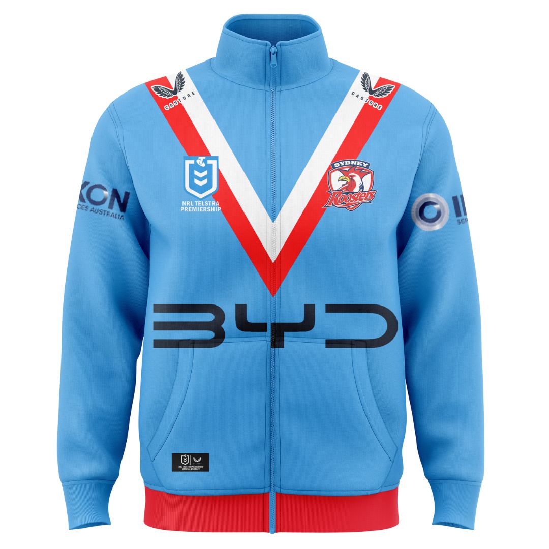 Sydney Roosters 2025 ANZAC Jacket with Zipper