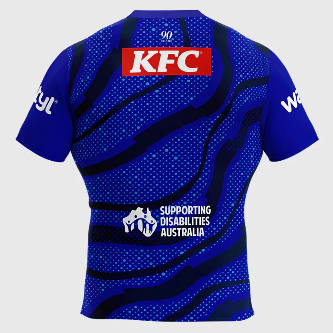 Canterbury Bankstown Bulldogs 2025 Blue Training Jersey