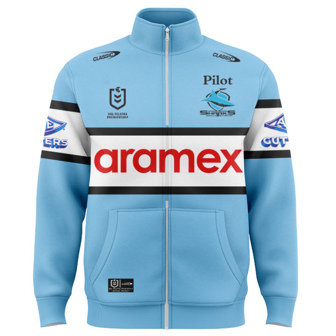 Cronulla Sutherland Sharks 2025 Home Jacket with Zipper
