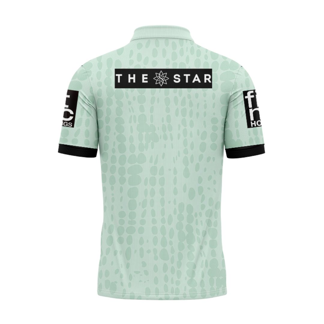 Brisbane Broncos 2025 Mint Green Training Polo Shirt