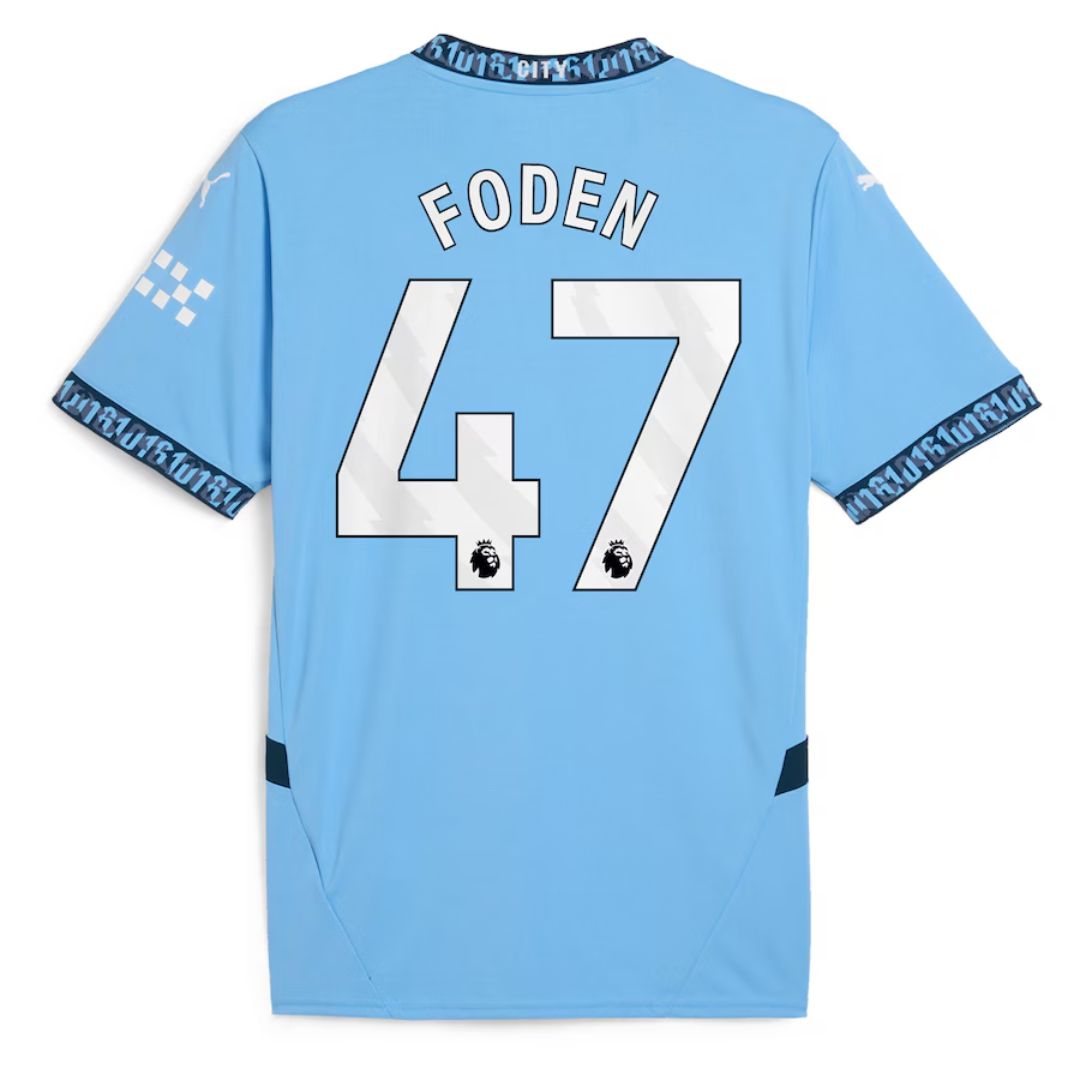 Manchester City 2024/25 Foden #47 Home Jersey Shirt