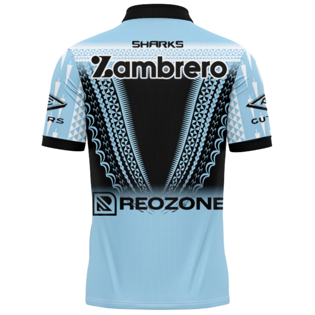 Cronulla Sutherland Sharks 2025 Pasifika Polo Shirt