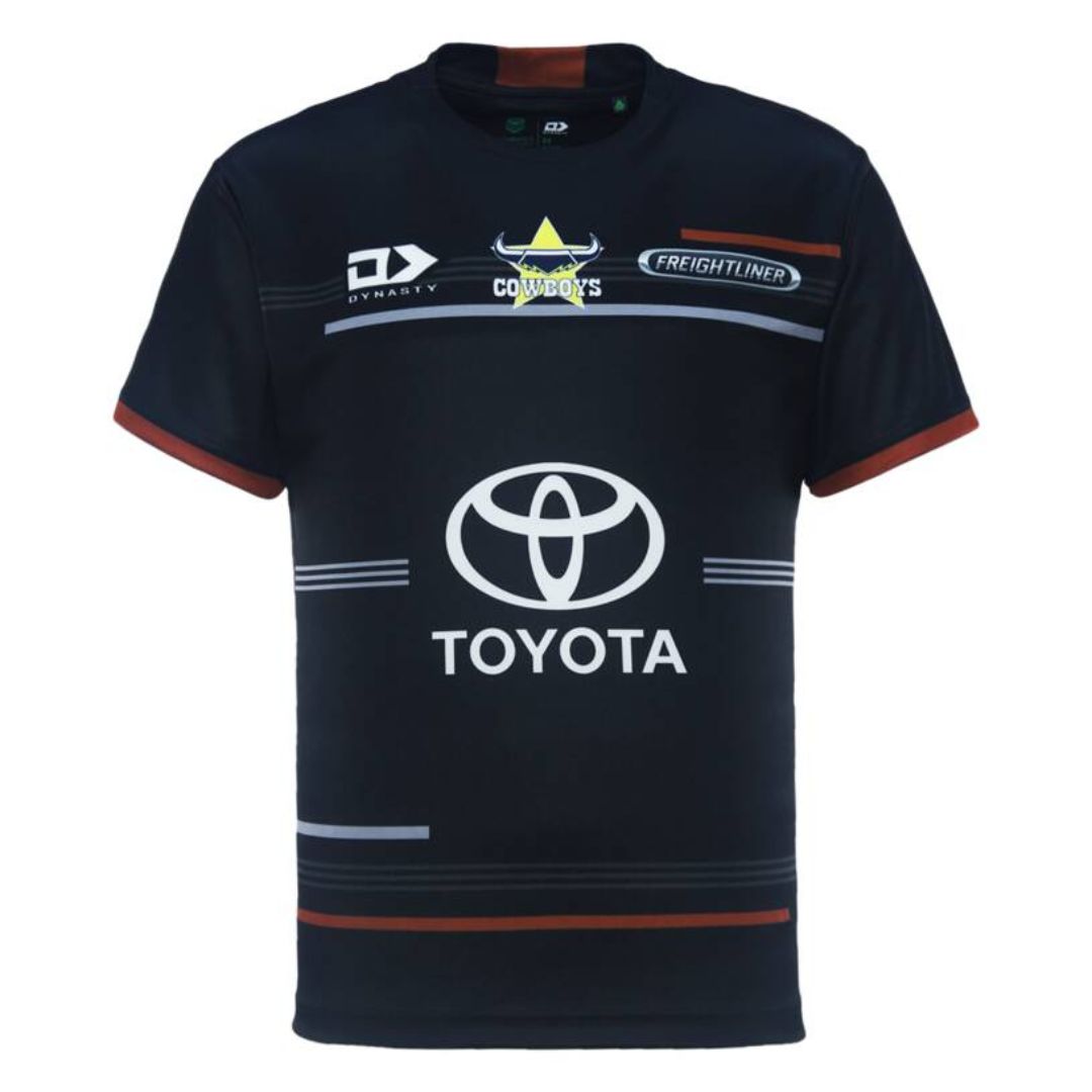 North Queensland Cowboys 2024 Black and Rust Shirt