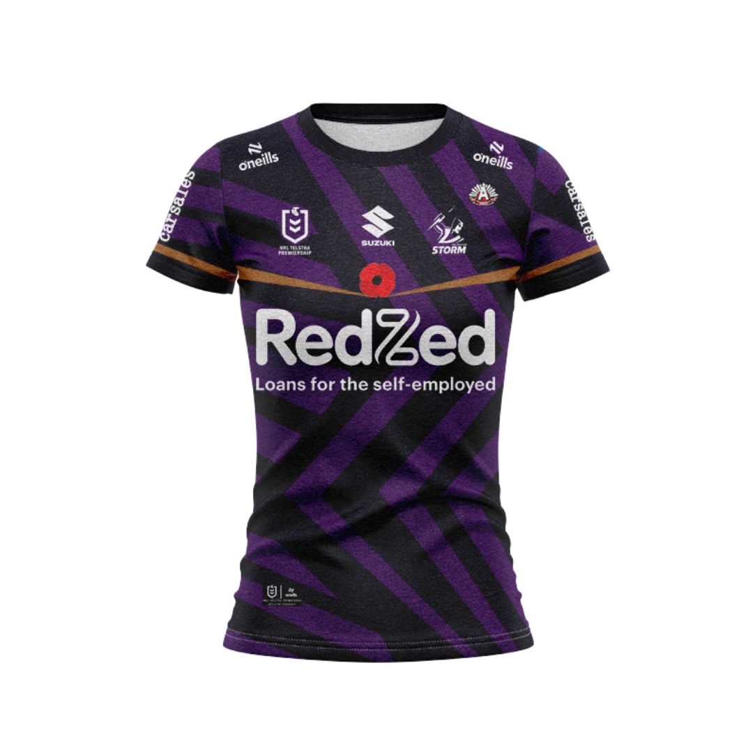 Melbourne Storm 2024 Women's ANZAC Shirt