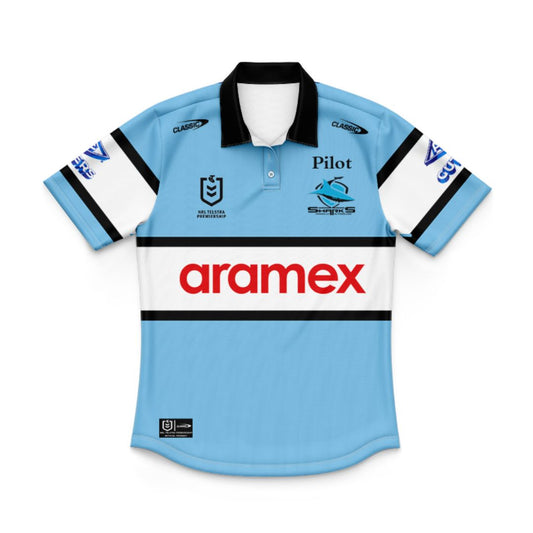 Cronulla Sutherland Sharks 2025 Kids Home Polo Shirt